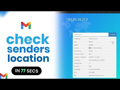 How to Check Email Senders Location [easy]