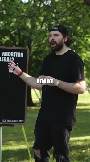Dont stop talking #abortionismurder #abortiondebate #streetdebate #christianconservative #conservati