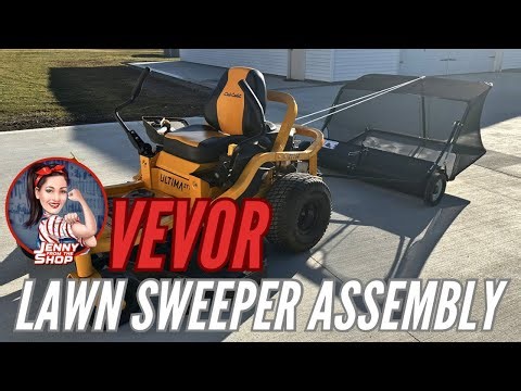 How to Assemble the 52” Vevor Tow Behind Lawn Sweeper, Follow Along Assembly Instructions