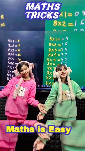 Easy Table Trick 🔥 | Table of 8 | Easy Maths Trick | Vedic Maths #ytshorts #shorts #trending #viral