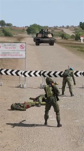 Critical Strike on the Border #shorts #arma3