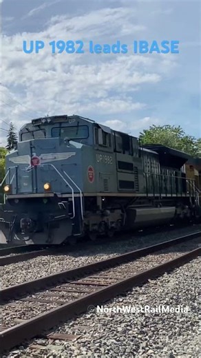 UP 1982 Leads IBASE 5/11/26 #train #railroad #railway #railfan #railroaders #locomotive #railhead