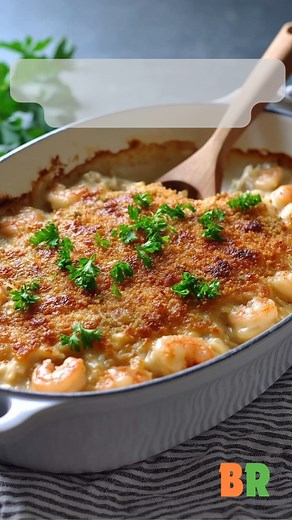 Dump-and-Bake Shrimp and Rice Casserole This one is pure weeknight magic. Dump it, bake it, and let tender shrimp and cozy rice do all the comforting work while you kick back. It is creamy, crunchy on top, and secretly impressive for something that comes together so fast. Ingredients : 1 (10.5 ounce) can condensed cream of mushroom soup, not diluted ½ of a small green bell pepper, diced 1 tablespoon chopped onion 2 cups cooked rice ½ teaspoon Worcestershire sauce ½ teaspoon dry ground mustard ¼ 