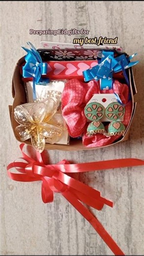 DIY Aesthetic Eid Gift Box 🎀 Budget-Friendly Gift Ideas for Girls ✨#diy