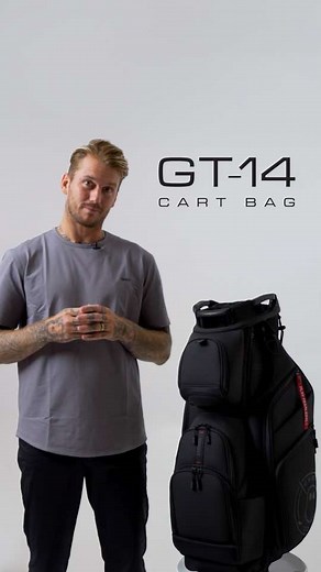 The new GT-14 Cart Bag is finally here! The amount of features on this bag is unbelievable. Check out the full video on our YouTube. #cartbag #golfbag #golf
