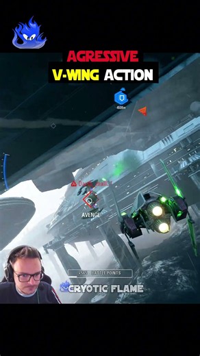Aggressive V-Wing Action #StarWars