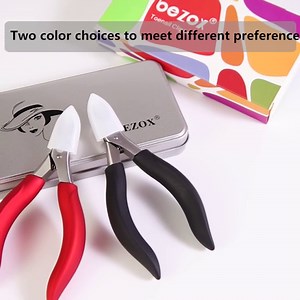 BEZOX Toenail Clippers for Thick Nails - Precision Thick Finger Nail Clipper Adult, Comfort Grip Nail Cutter, Ergonomic Long Handle Large Toe Nail Clippers