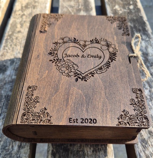 Personalized Wedding Memory Box, Engagement Keepsake Chest, Wooden 5th Anniversary Gifts, Couples Gift - Etsy