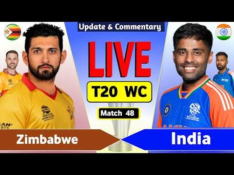 🔴 Live: IND vs ZIM, T20 World Cup 2026, Live Cricket Match Today | India vs Zimbabwe Live Score
