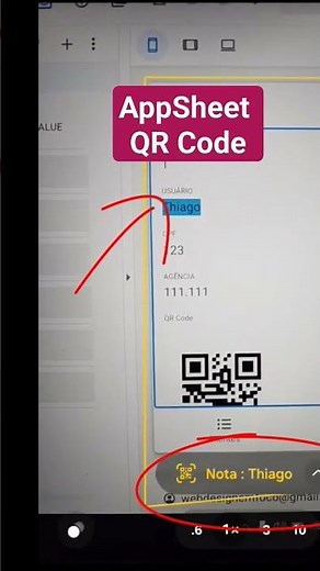 QR CODE NO GOOGLE APPSHEET