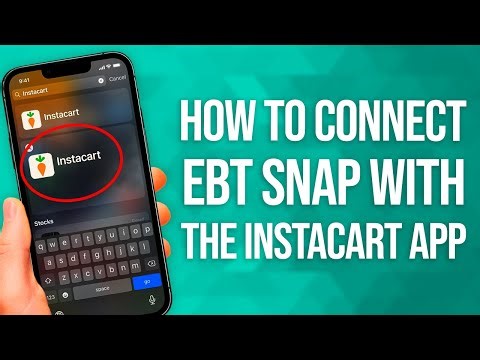 How To Connect EBT SNAP With The Instacart App: EBT Setup!
