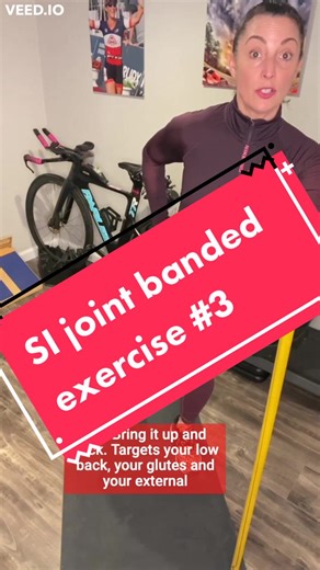 Standing Banded Fire Hydrant Exercise for Sacroiliac Joint Dysfunction