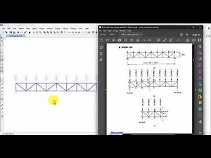 Truss structure analysis in sap2000