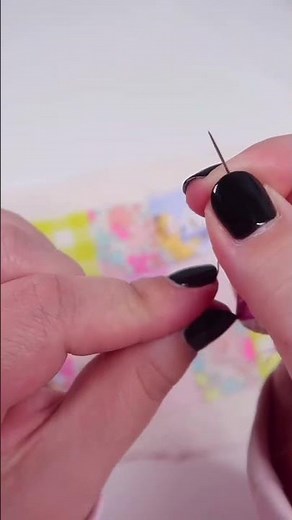 How to tie a Quilters Knot