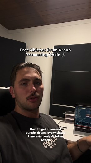 Curtis Young on Instagram: "How I use Ableton Stock Plug-ins to make my drums crisp, clean and punchy every single time! Drop a comment and I’ll send you the link to get this processing chain for free! ⛓️‍💥 #fyp #ableton #producertips #housemusic"
