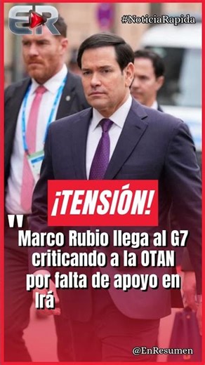 EE. UU. DESAFÍA AL G7 POR LA GUERRA EN IRÁN #Ultimahora #shorts