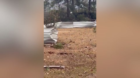 Storm damage: Viewer video shows damage from storm near Plum Grove, Texas