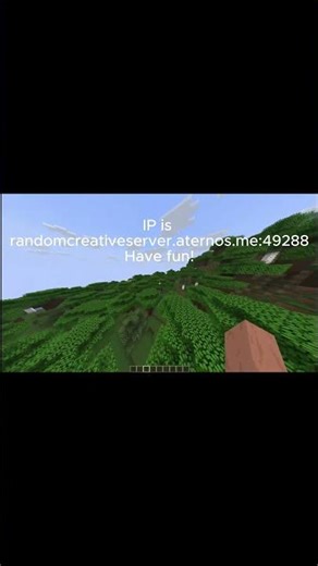 My mc Creative server build what ever you want theres no rules #minecraft #shorts