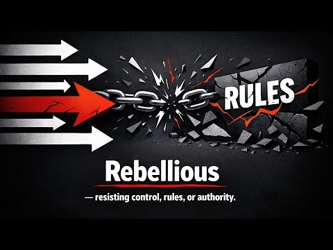 What is the meaning of Rebellious?
