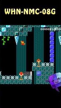 Super Mario Maker 2 🔧 Glacier Flower Grotto 🎮 Tokito225 #short