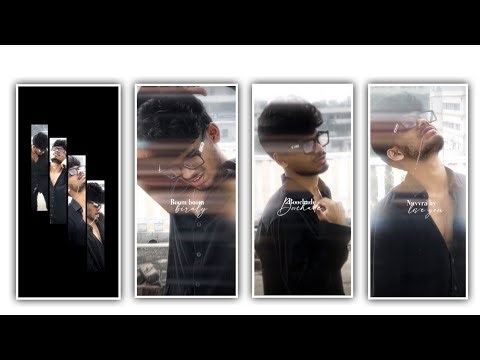 New Trending 1Pic Boys Slowly Lyrics video editing in alight motion instagram trending reels edit