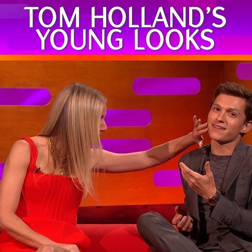 Tom Hanks and the star of Onward, Tom Holland, compare facial hair! | The Graham Norton Show