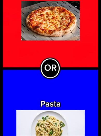 Pizza or Pasta: What Would You Rather Choose?