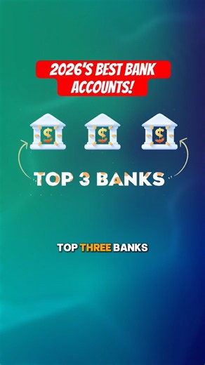 BEST 3 BANK ACCOUNTS 2026 💰🔥 #shorts #credit #creditrepair #money #finance #creditscore
