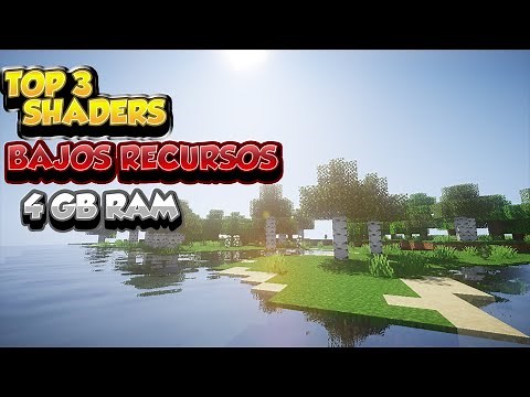 SHADERS para PC de BAJOS RECURSOS [TE SORPRENDERÁ su CALIDAD😮] para MINECRAFT 1.16, 1.15, 1.14