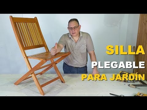 SILLA PLEGABLE DE MADERA - PASO A PASO - WOODEN CHAIR