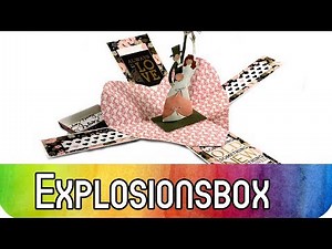 Grundanleitung Explosionsbox um Figur basteln