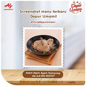 Mama sudah cek resep terbaru Dapur Umami kemarin? Coba screenshot gambar menu terbaru Dapur Umami dari video ini yang menggunakan Mayumi® Pedas? Jawab di kolom komentar! Kalau belum tahu, cek dulu resepnya di https://www.facebook.com/dapurumami/photos/a.217725184935789/3178110165563928/?type=3&theater | Dapur Umami