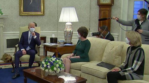 Biden meets with 10 GOP senators to discuss Covid relief at White House