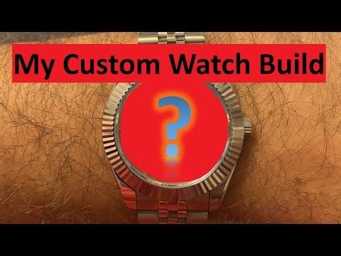 Building a Custom Watch in Rolex Case - Messy Job, Lovely Result