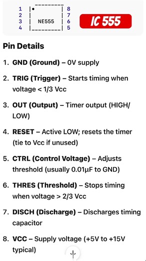 Ic 555 pinout circuit #experiment #electrical #electronic #automobile #transistor #electrician