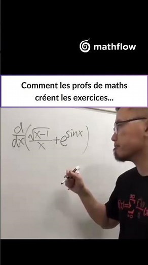 Comment les profs de maths créent les exercices...