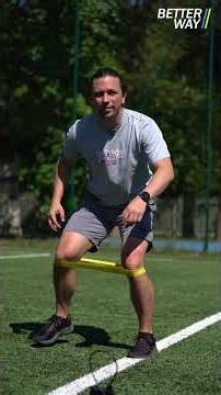 2 activation exercises with a mini band for a football player (before training and the match)