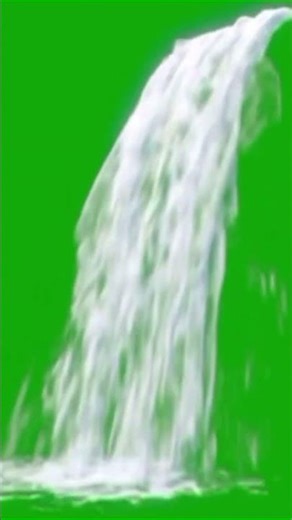 Waterfall with Sound Effect #greenscreeneffects #greenscreen #waterfall