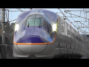 東北新幹線 E8系つばさの試運転が凄い! 高速通過・本線停車離合など Series E8 Shinkansen test run