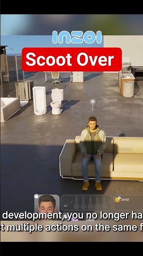 INZOI| Scoot Over Interaction #inzoi #inzoiupdate
