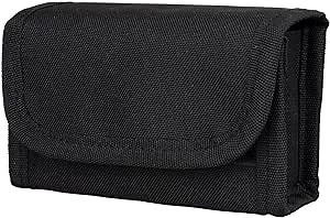 Shotgun Shell Holder,10 Round Shotgun Shotshell Reload Holder Molle Pouch for 12 Gauge/20G,Ammunition Carrier Pouch Black