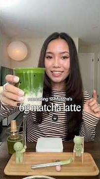 recreating 12 Matcha’s 6 GRAM matcha latte using their exact recipe 🍵🫨