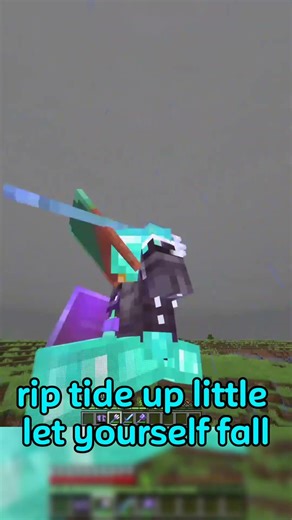 How To RipTide Clutch In Minecraft 🌊