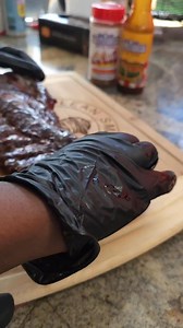 3-2-1 Method for ribs are trash, and you know it. There's no justification to cook pork ribs for 6 hours. Not to mention, both variations of pork ribs are different in composition and size, so how come they are cooked for the same amount of time? These baby back ribs were smoked on the Weber Searwood for around 3 hrs and 20 minutes. 250° the entire cook, but after 2½ hrs I glazed it up with some sauce. When they felt tender, I pulled them from the smoker, wrapped in foil and placed in a warm ove