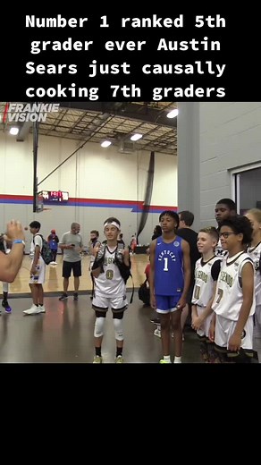 So the best 5th grader ever just out here hitting game winners and cooking 7th graders.. 😂😂😂 @austin.sears_