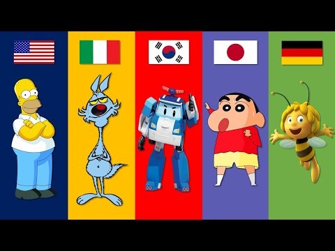 Cartoons From Different Countries | Pt.4
