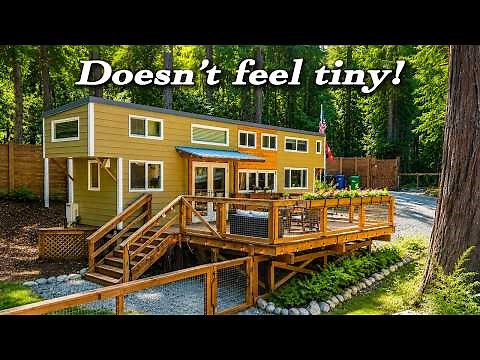 We Built a Tiny House That Feels HUGE + Purchased Land