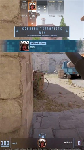 9 bullets left... #cs2 #inferno #wingman #t #rush #shorts