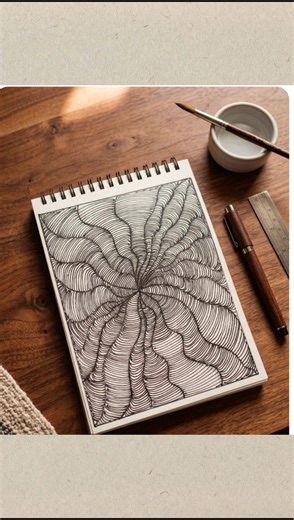 simple doodle art||step by step tutorial #shortsviral