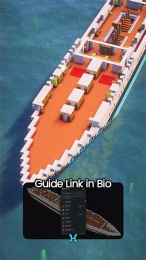 3D Guide on Heybuilds.com🔗 Link in Bio Minecraft GTA 6 Yacht🛥️Build by ‪@durtaf_‬ #minecraft